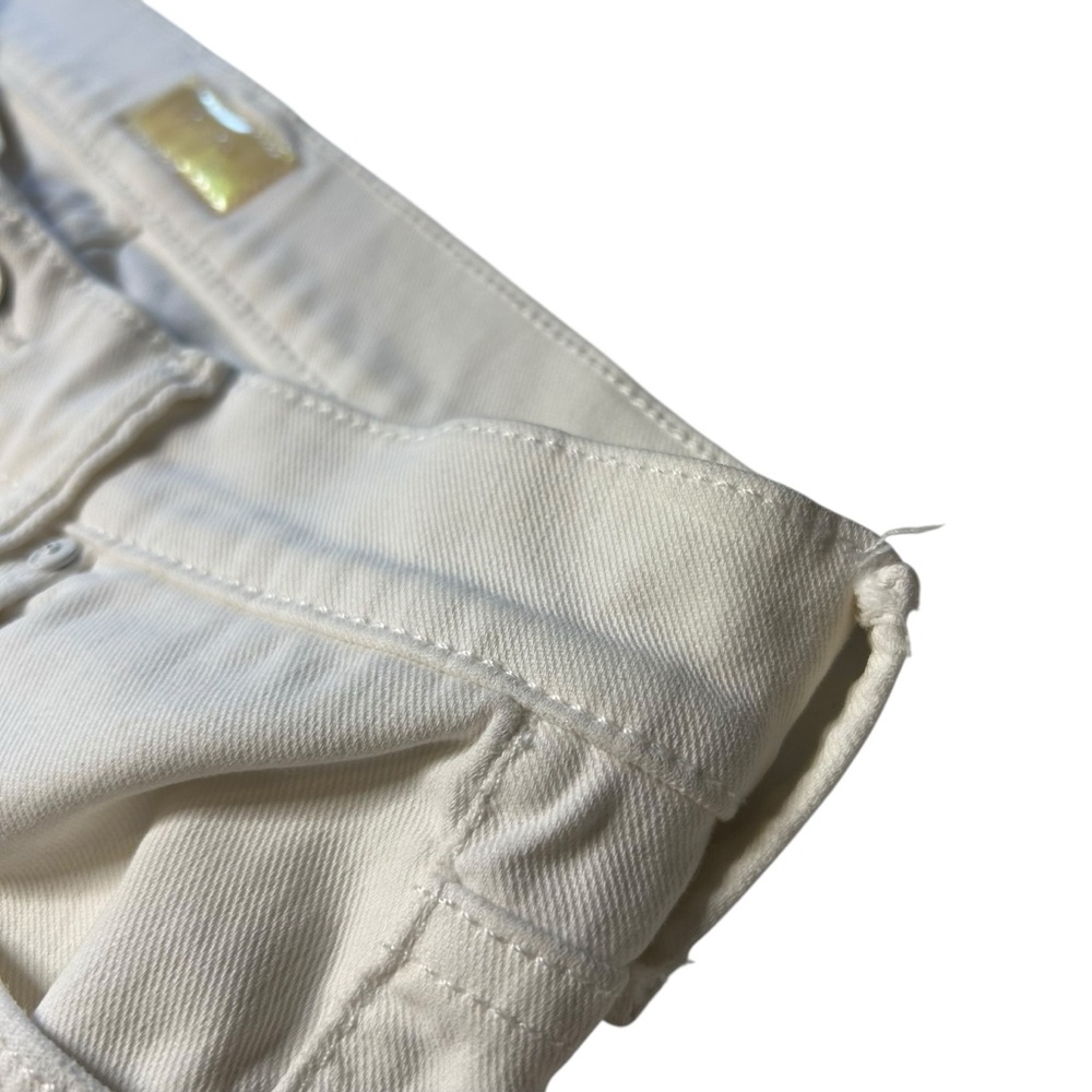 MOTHER The Charmer High Rise Skinny Jeans Glass Slipper White Size 25 - Picture 10 of 16